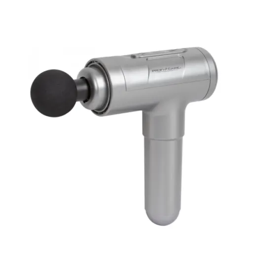 ProfiCare PC-MP 3087 Elektromos masszázspisztoly mély vibrációs masszázshoz 4 cserélhető tartozékkal PCMP3087