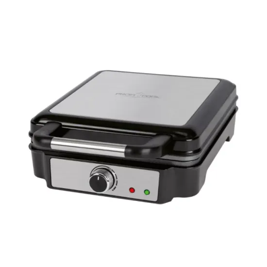 ProfiCook PC-WA 1241 inox gofrisütő négyzet alakú nagy sütőfelülettel 