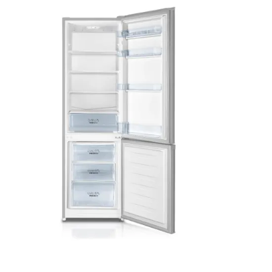 Gorenje RK418DPS4I alulfagyasztós kombinált hűtőszekrény, inverteres kompresszor, 180x55x58cm, szürke szín, 198/71L, D energiaosztály