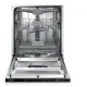 Samsung DW60M6050BB/EO teljesen beépíthető mosogatógép 14 teríték, 3 kosaras