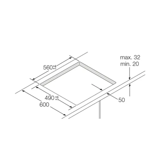 Samsung NZ64F3NM1AB/UR beépíthető indukciós főzőlap, 59x5.7x52 cm, fekete szín 