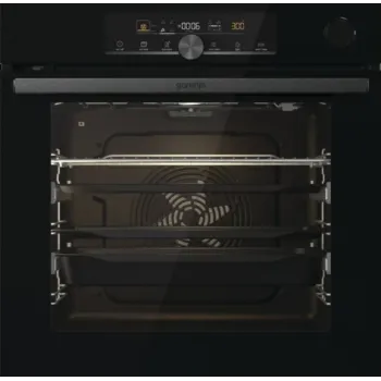 Gorenje BPSA6747A08BG fekete pirolitikus beépíthető sütő SteamAssist, 59.5x56.4x59.5 cm