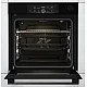 Gorenje BPSA6747A08BG fekete pirolitikus beépíthető sütő SteamAssist, 59.5x56.4x59.5 cm