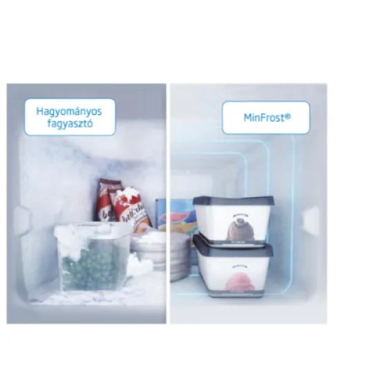 Beko FS166020 pult alá építhető fagyasztószekrény 65 L, 3 rekesz, 47,5 x 81,8 x 50 cm 