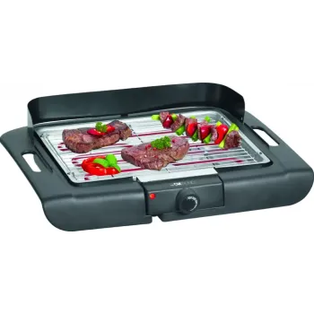 Clatronic BQ 3507 Windschutz asztali grill fekete