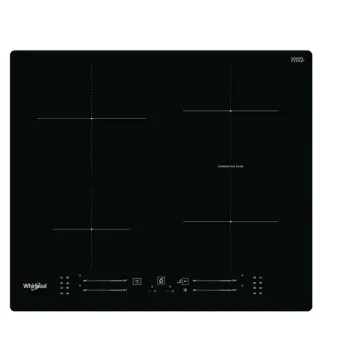 Whirlpool WBS2560NE beépíthető indukciós kerámia főzőlap Bridge funkció, 59x51x5.4 cm, fekete szín