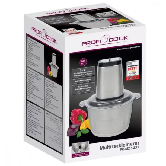ProfiCook PC-MZ 1227 4 pengés inox aprító és jégtörő 