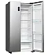 Gorenje NRR9185EAXL side by side hűtőszekrény, inox, 358/192L, Total No Frost funkcióval, Inverteres kompresszorral, 91.5x67x178.6 cm  