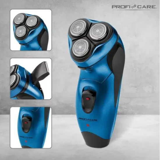 ProfiCare PC-HR 3053 kék körkéses borotva 