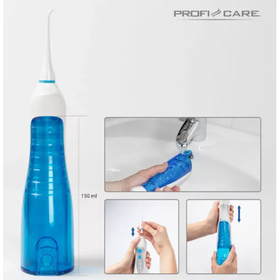 ProfiCare PC-DC 3031 fehér fogtisztító szett kék LED-ekkel