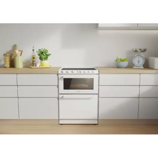 Candy TRIOVWNT/1 minikonyha elektromos sütő, kerámia főzőlap, mosogatógép fehér 