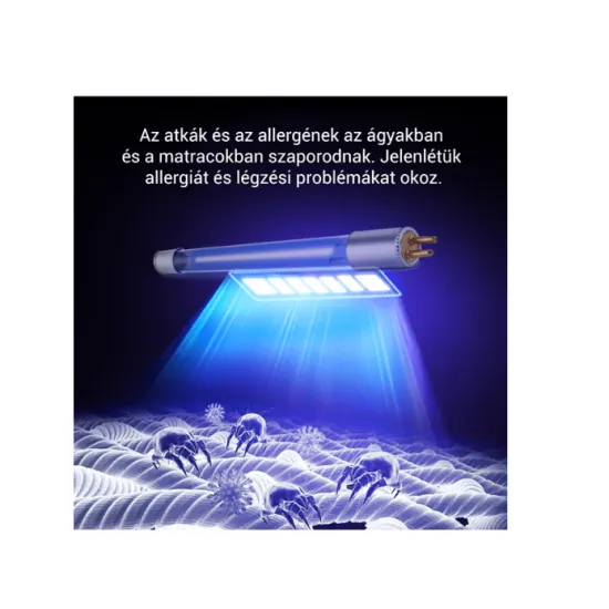 Tesla UV550 porzsák nélküli kézi porszívó allergiásoknak 