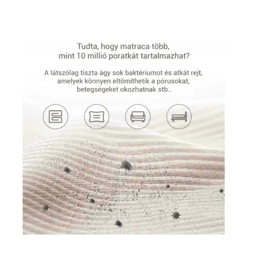 Tesla UV550 porzsák nélküli kézi porszívó allergiásoknak 