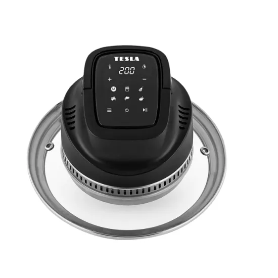 Tesla AirCook Q10 multifunkciós fedő forrólevegős főzéshez 