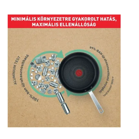 Tefal G2910702 serpenyő 30cm, minden hőforráson használható 