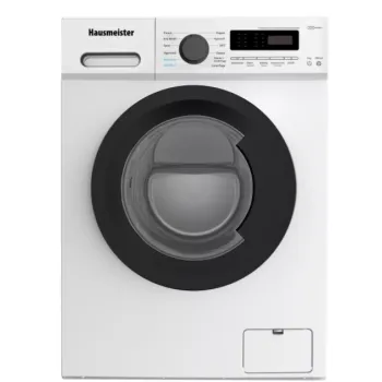 Hausmeister HM2601 keskeny elöltöltős mosógép, MAGYAR kezelőpanellel, digitális kijelző, INVERTER MOTOR 44cm mély, 60x44x85cm 