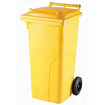 Europlast Kuka 120l sárga kerekes