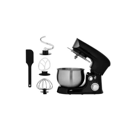 Adler AD4226B fekete konyhai robotgép, 1200 W, 3L rozsdamentes tál