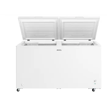 Gaba GMR-508W 508 literes fagyasztóláda két külön nyitható ajtóval fagyasztásra és hűtésre is használható min. körny. hőm.-15 celsius  156.5 x 76.5 x 87cm