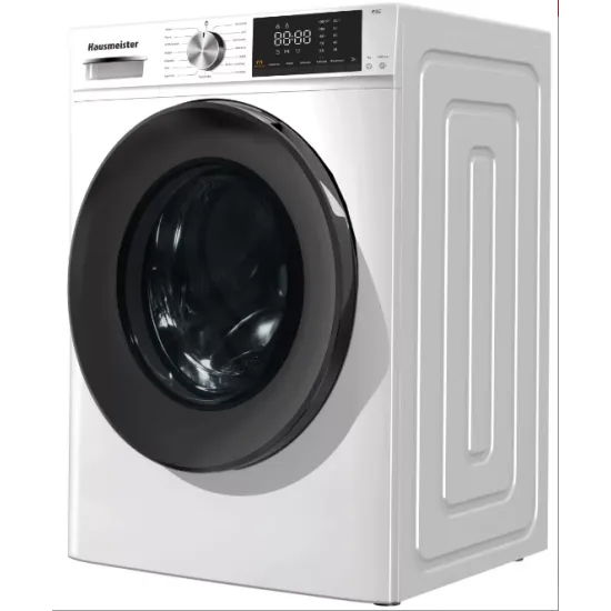 Hausmeister HM2714 7kg 1400 ford. inverter motor, elöltöltős mosógép, MAGYAR kezelőpanellel, 52cm mély, gőzmosás, 60x52x84.7 cm 