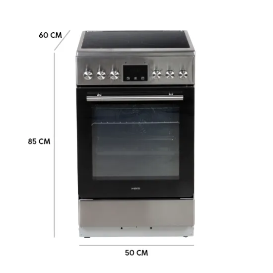 MPM MPM-55-KEI-38 indukciós tűzhely, inox, 50x60x85cm