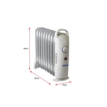 Mesko MS7805 mini olajradiátor 9 tag 1000W 40x 10 x 39 cm