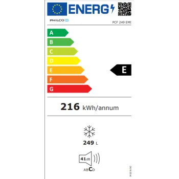 Philco PCF249 EMI fagyasztóláda, 249L, E energiaosztály,  98,5 x 60 x 85 cm