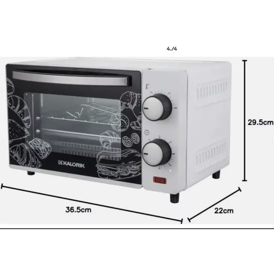 Kalorik TKG OT2021WHLD fehér minisütő hőfokszabályzóval: 90-230 ° C OT2021WHLD