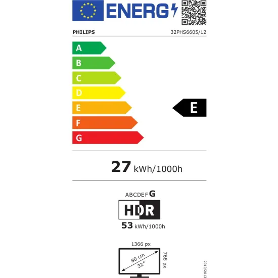 Philips 32PHS6605/12  Smart HD 32" LED tv