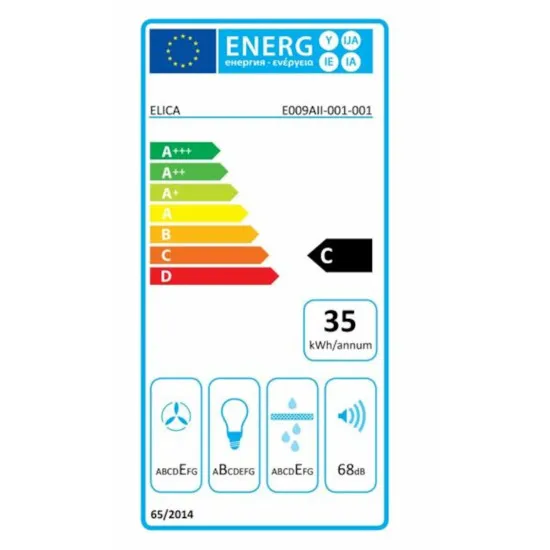 Elica VERVE 60cm szürke PRF0086554B szabadonálló páraelszívó