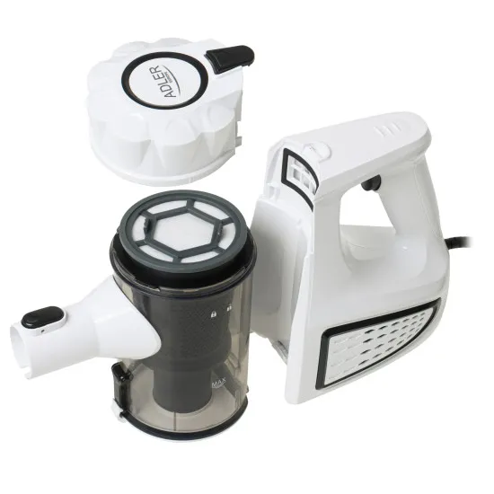 Adler AD7036W álló porszívó, 800W, levehető kézi porszívó rész, vezetékes használat