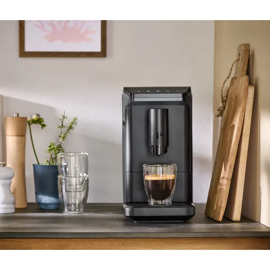 Tchibo Esperto Mini Grey, automata kávéfőző, 1690W, 1.1 L, szürke szín