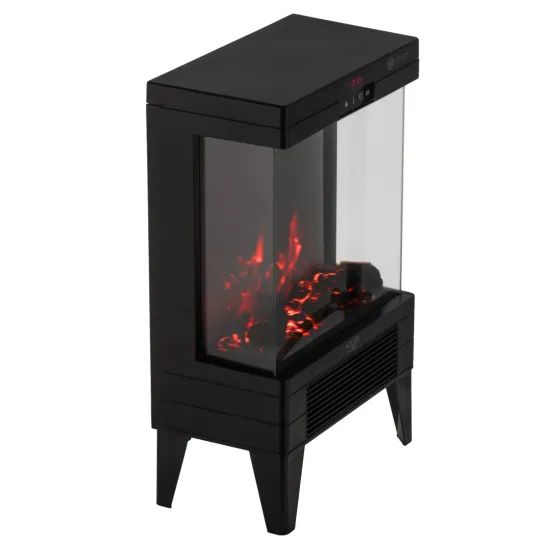 Adler AD7755 elekromos kandalló, 3D lánghatás, 1000/2000W, fekete szín 