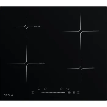 Tesla HI6401SB beépíthető 4 főzőzónás indukciós kerámialap