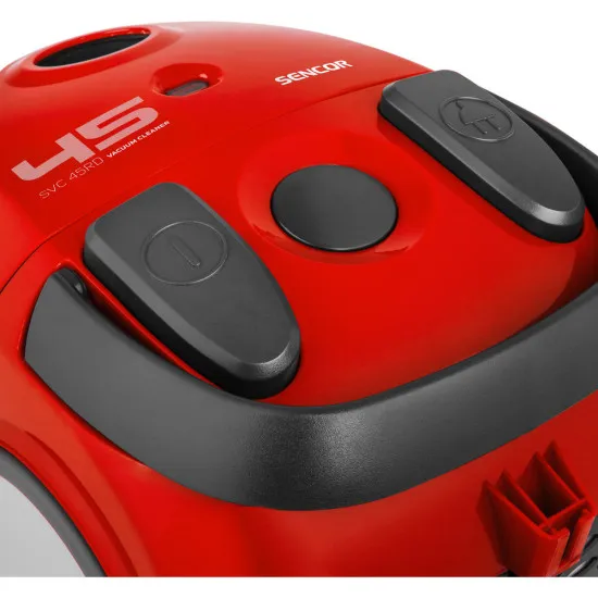 Sencor SVC45RD-EUE3 porzsákos porszívó piros, 850W