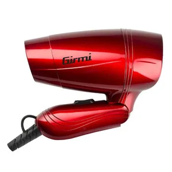 Girmi PH02 úti hajszárító 1200W, piros, összecsukható fogantyú 