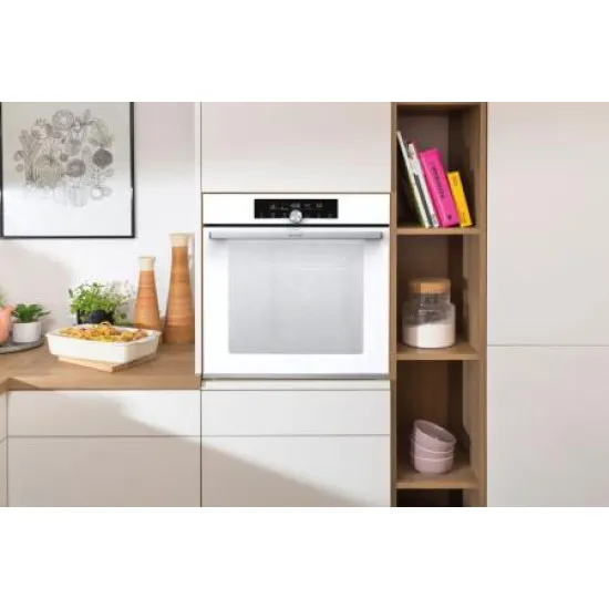 Gorenje BOS6747A01WG beépíthető fehér sütő ExtraSteam gőzfunkció 2 sütősín
