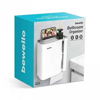 Bewello BW3005 WC papír tartó szekrény  fehér 248 x 130 x 230 mm