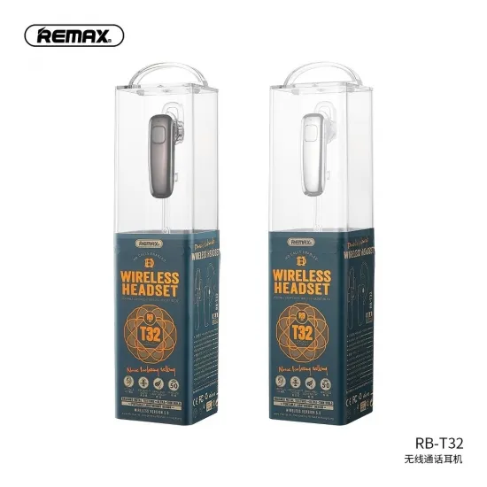 Remax RB-T32 Vezeték nélküli Bluetooth fülhallgató headset ezüst