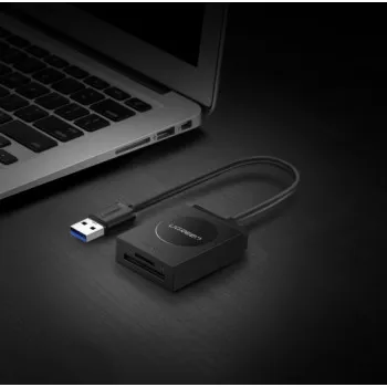 Ugreen Card reader kártyaolvasó USB 3.0 SD / micro SD, fekete 20250