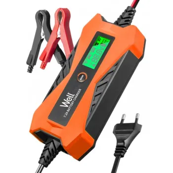 Well Autós akkumulátor töltő- 230V – 6V/2A-12V/7,2A automata CHAR-CAR-8612-WL