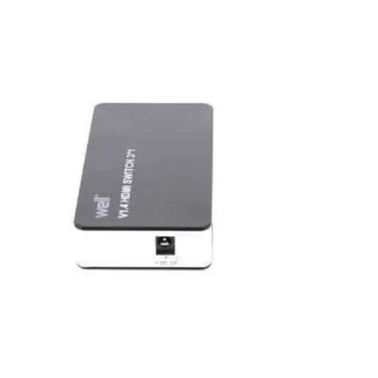 Well 3 portos Full HDMI elosztó LED-es kijelző, SW-HDMI1.4/3-RC-WL