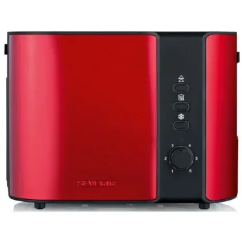 Severin AT2217 Kenyérpirító Piros/Fekete
