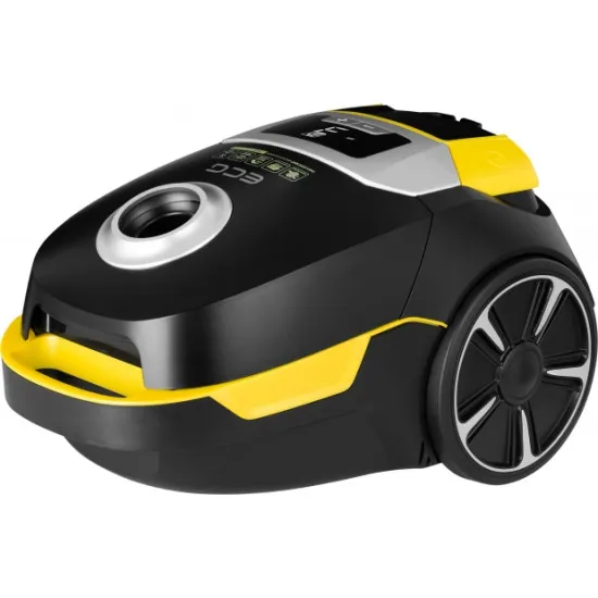 ECG VP S5020 Animal Comfort porzsákos porszívó , 800W, mini turbó fej, fekete/sárga, VPS5020