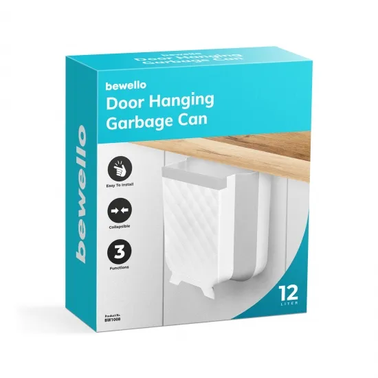 Bewello ajtóra akasztható szemetes BW1008 12 liter 25 x 17 x 28,5 cm