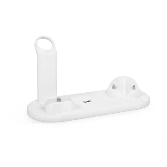 Bewello BW2006WH Vezeték nélküli töltőállomás - Mobiltelefonokhoz, órákhoz, fülhallgatókh
