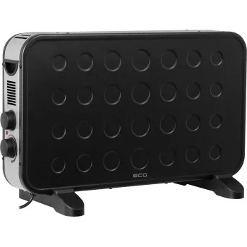 ECG TK 2070 Black Szabadon álló meleg levegős konvektor