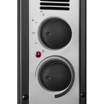 ECG TK 2070 Black Szabadon álló meleg levegős konvektor