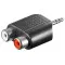 Goobay 11604 3,5 mm Jack Apa - 2 x RCA Anya adapter