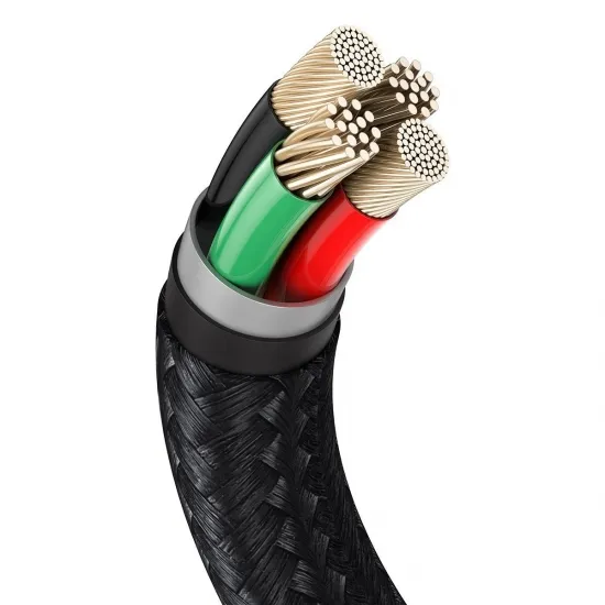 Baseus CALJK-B01 Cafule USB / Lightning kábel 2.4A 2m, fekete